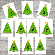 Load image into Gallery viewer, Christmas Tuff Tray Numbers