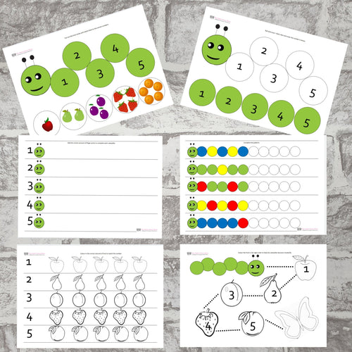 Caterpillar Maths Pack