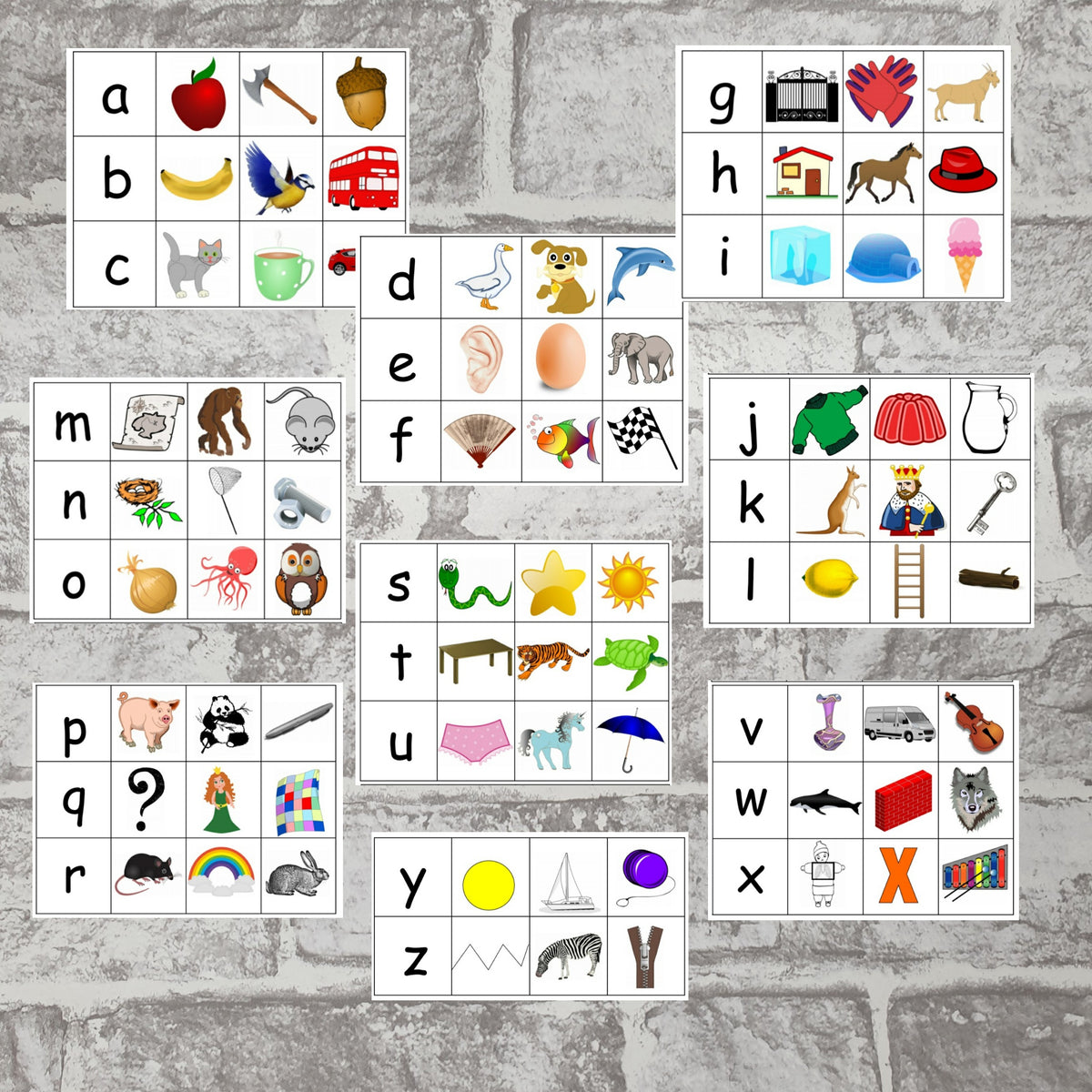 Montessori Initial Sound sorting cards – The-Early-Years-Store