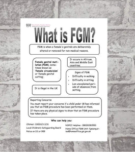 Female Genital Mutilation Poster